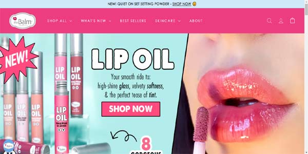 Thebalm website